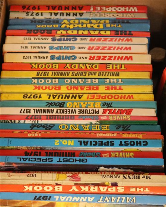 Collection of 1970s Annuals & Monty Python & Goon Show books